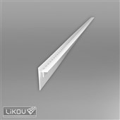 LIKOV Ukončovací lišta k nopové fólii pro NOP 8mm provětrávací délka 2m